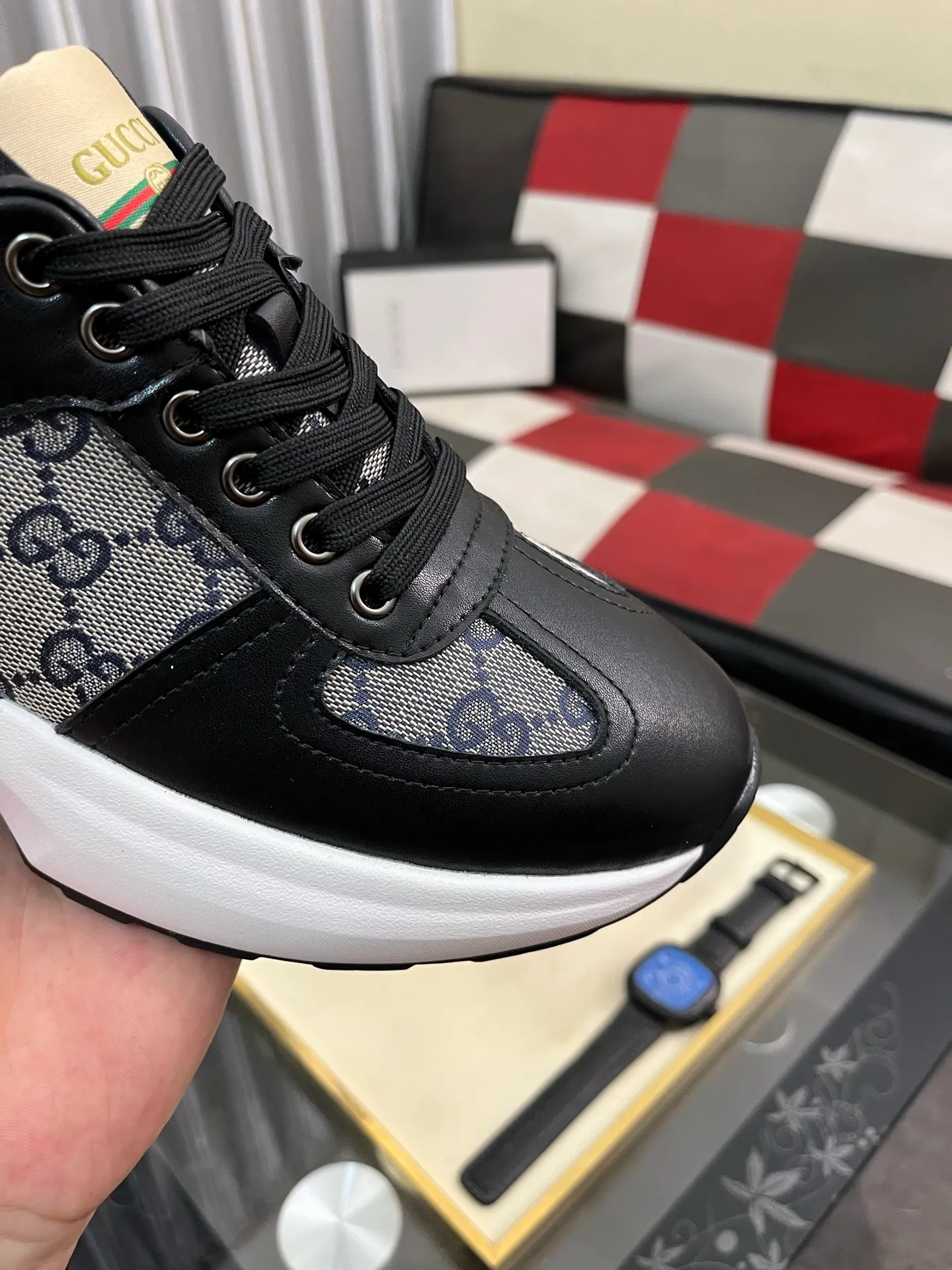 Men's Men's Shoes💰458⌚️⌚️[GUCCI] Gucci men's casual shoes are absolutely popular🔥The ultimate matching item for trendy men! The charm of super texture is irresistible, the main recommendation, the flower leather color is bright! The upper is made of high-quality brand printed fabric with cowhide, breathable leather lining and wear-resistant rubber sole, noble and elegant! Extremely comfortable🎁🎁You can be as handsome as you want💪 38-443️⃣colors available